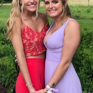 Adriana papell two piece gown